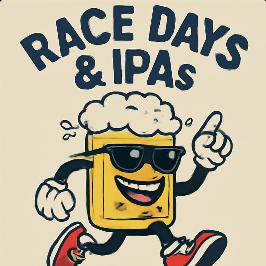 Race Days & IPAs Beer Mile poster